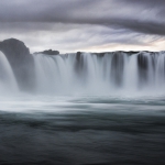 Bärbel Brechtel - Abendstimmung über Wasserfall