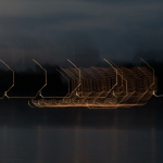 Heike Siegel - Schiffsflotte am Rhein